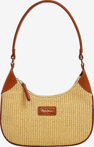 Sacs à main 'Trish' Pepe Jeans en beige : devant