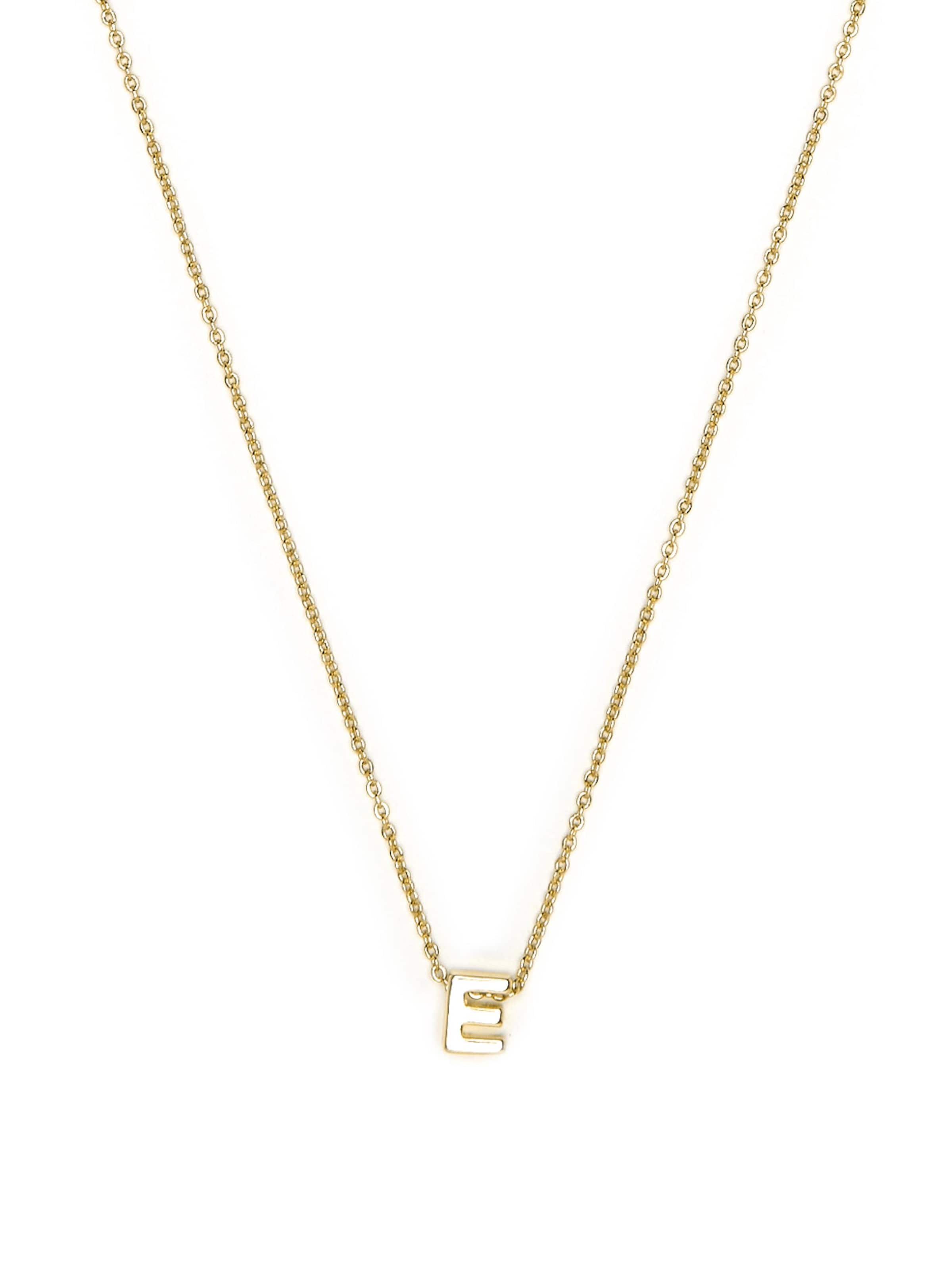 Luxenter - Cadena 'Alphabet E' en oro