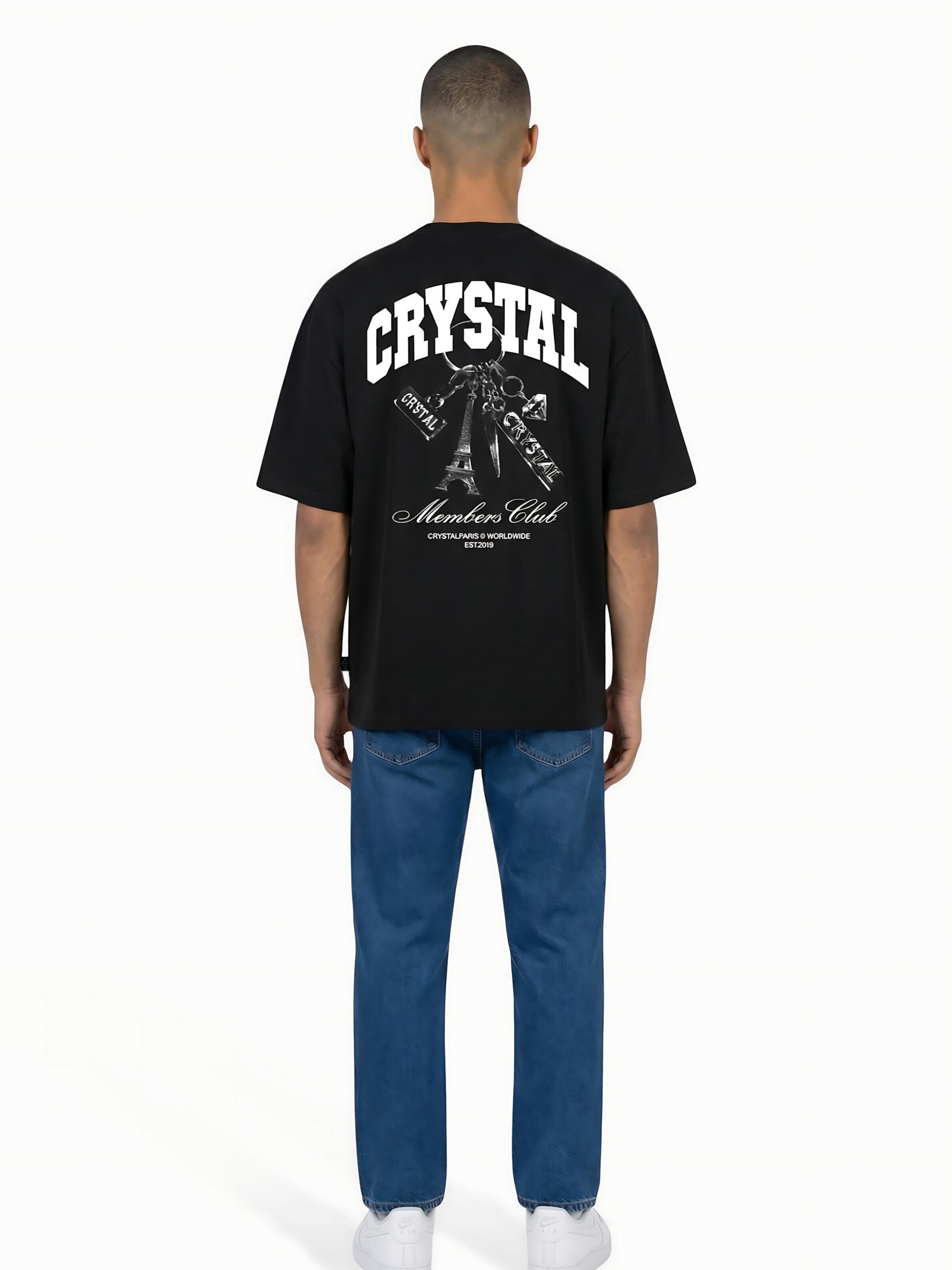 Crystal Paris Shirt 'Keys'‌‌‌‌‌‌‌‌ in Schwarz