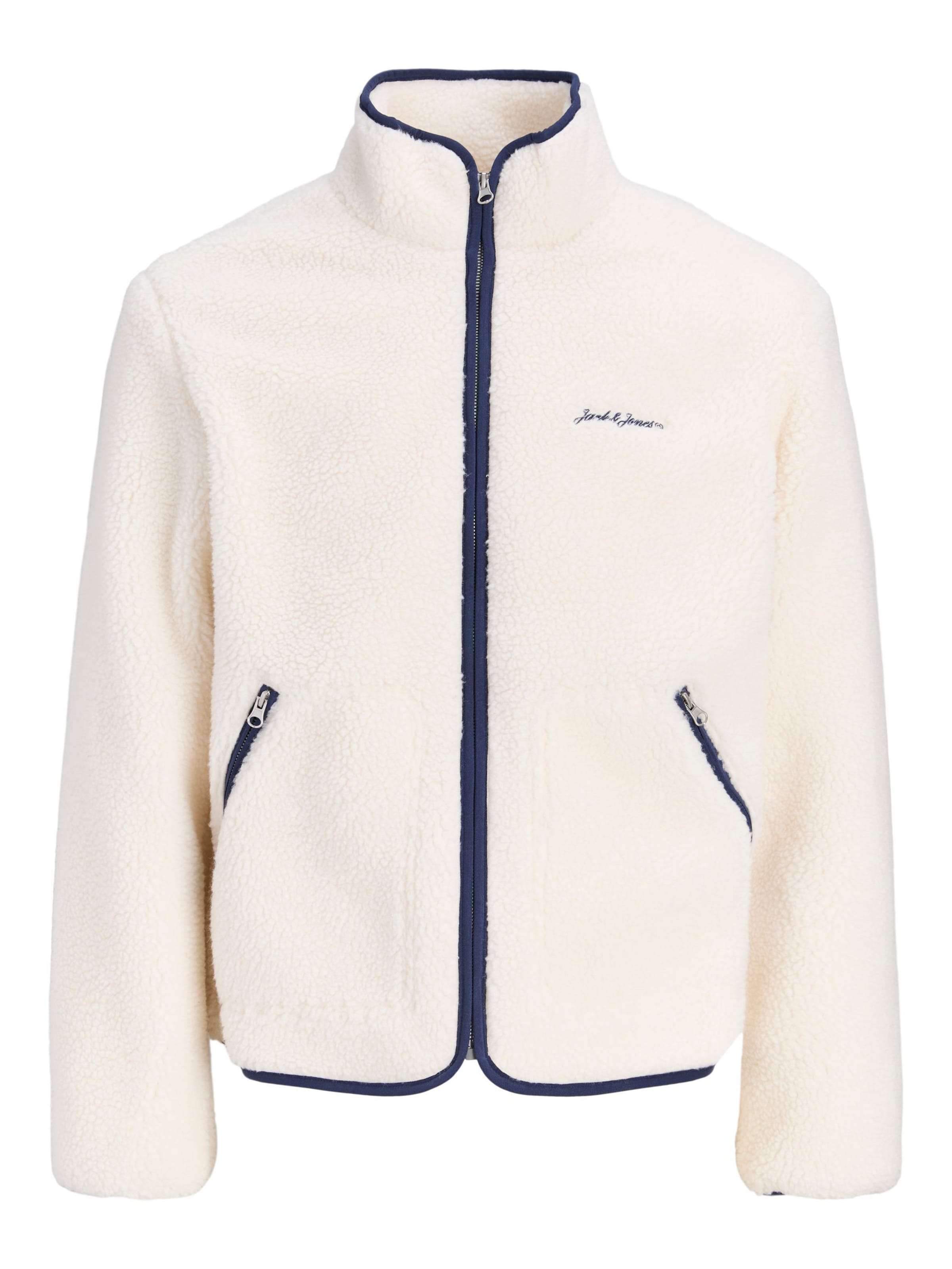 Giacca di pile di JACK & JONES in bianco: frontale