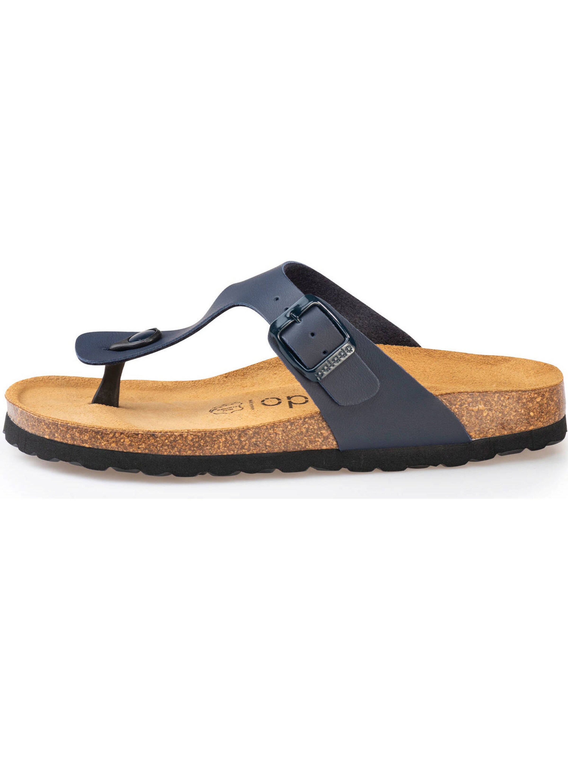 Palado T-bar sandals 'Kos' in Blue: front