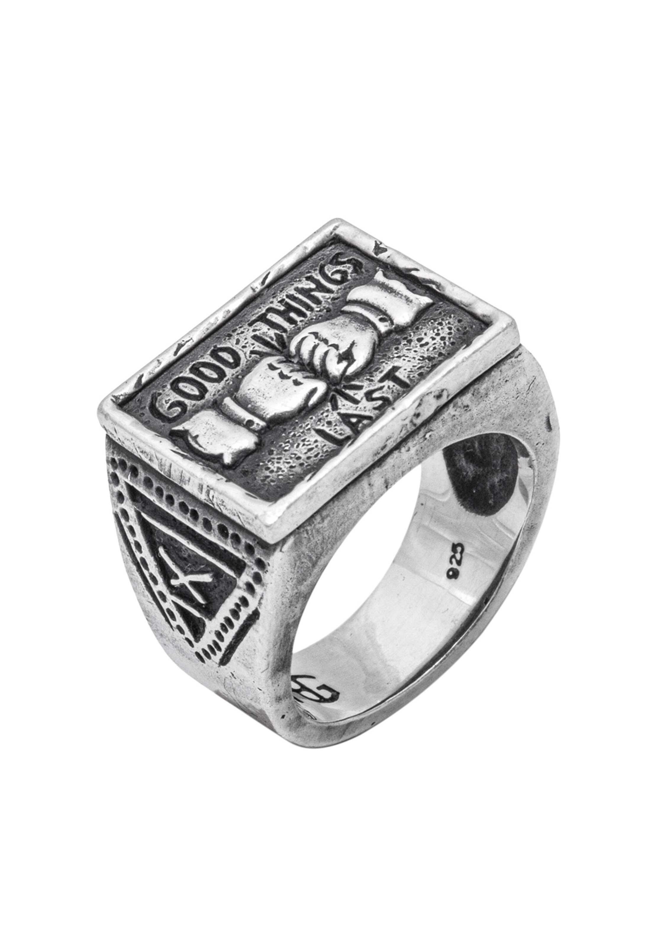 Bague 'Good Things' Haze&Glory en argent : devant