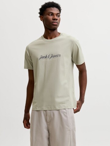 T-Shirt JACK & JONES en vert : devant