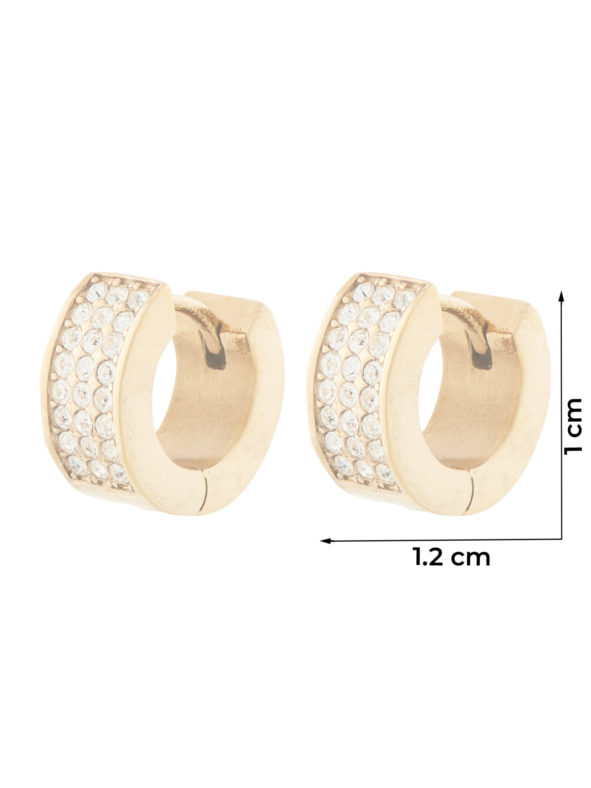Orecchini 'PAVE MINI HUGGIES' di GUESS in oro