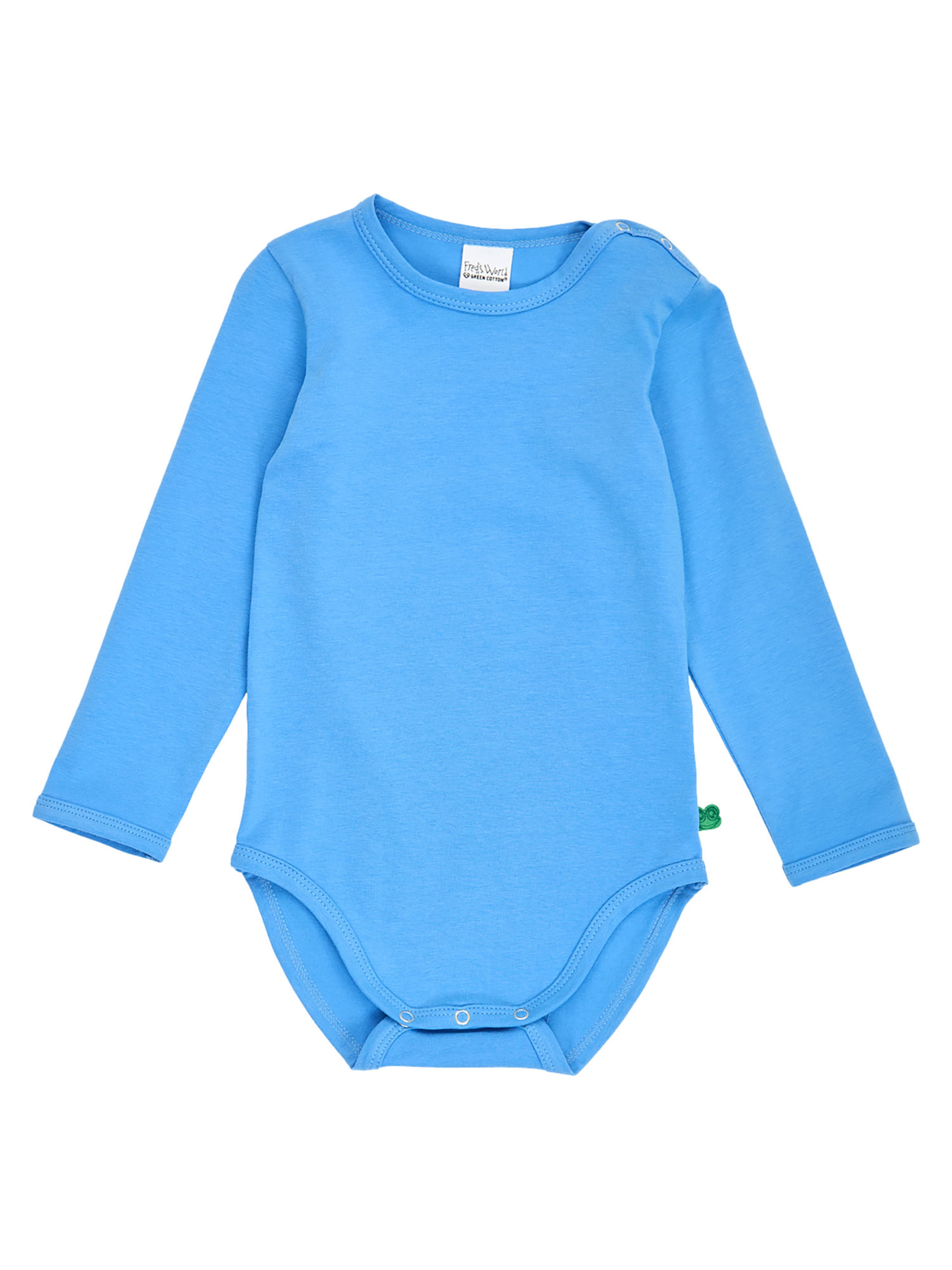 Fred's World by GREEN COTTON Romper/bodysuit ' Alfa ' in Blue: front