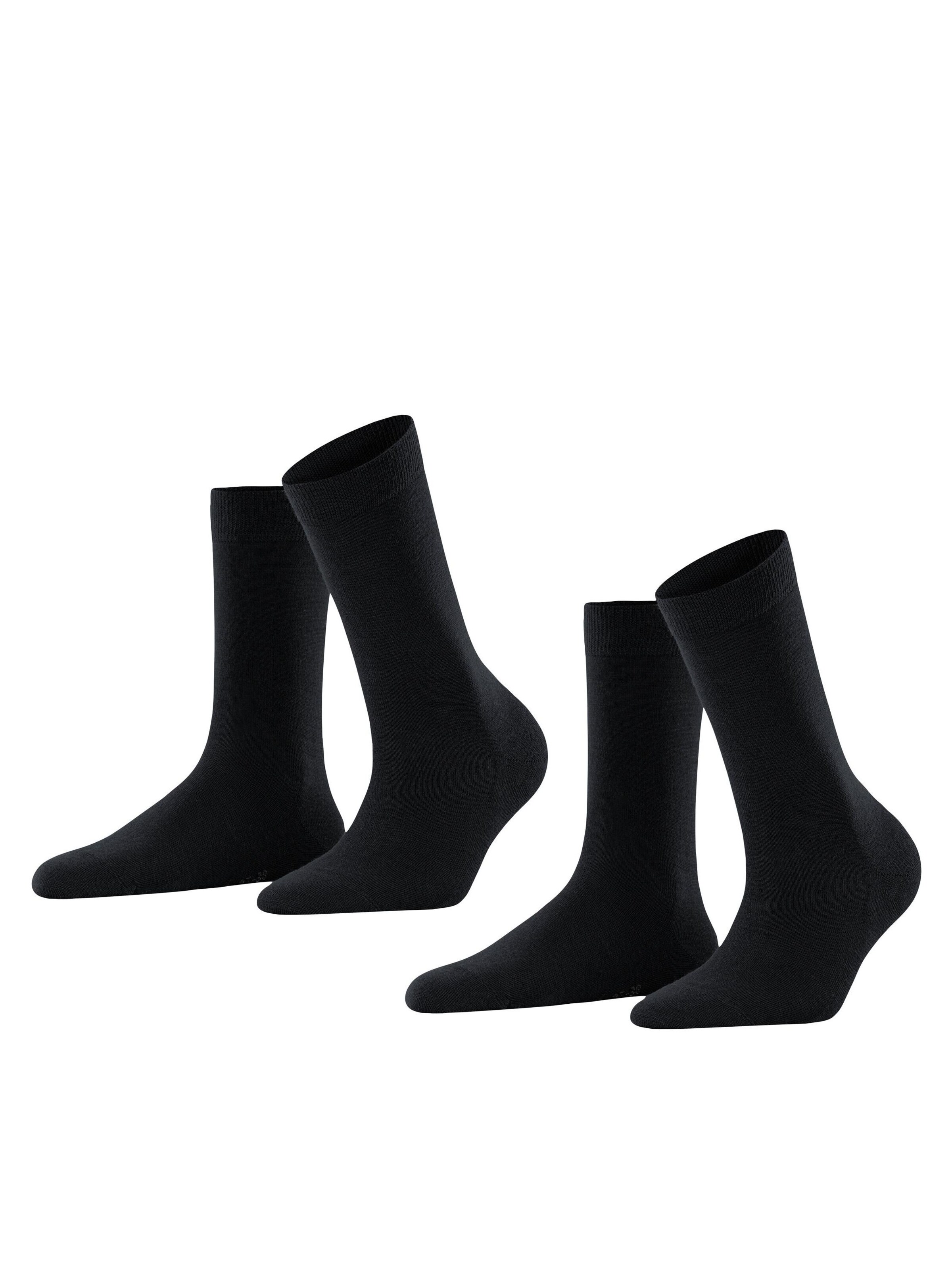 FALKE Socken 'Softmerino 2-Pack'‌‌‌‌‌‌ in Grau