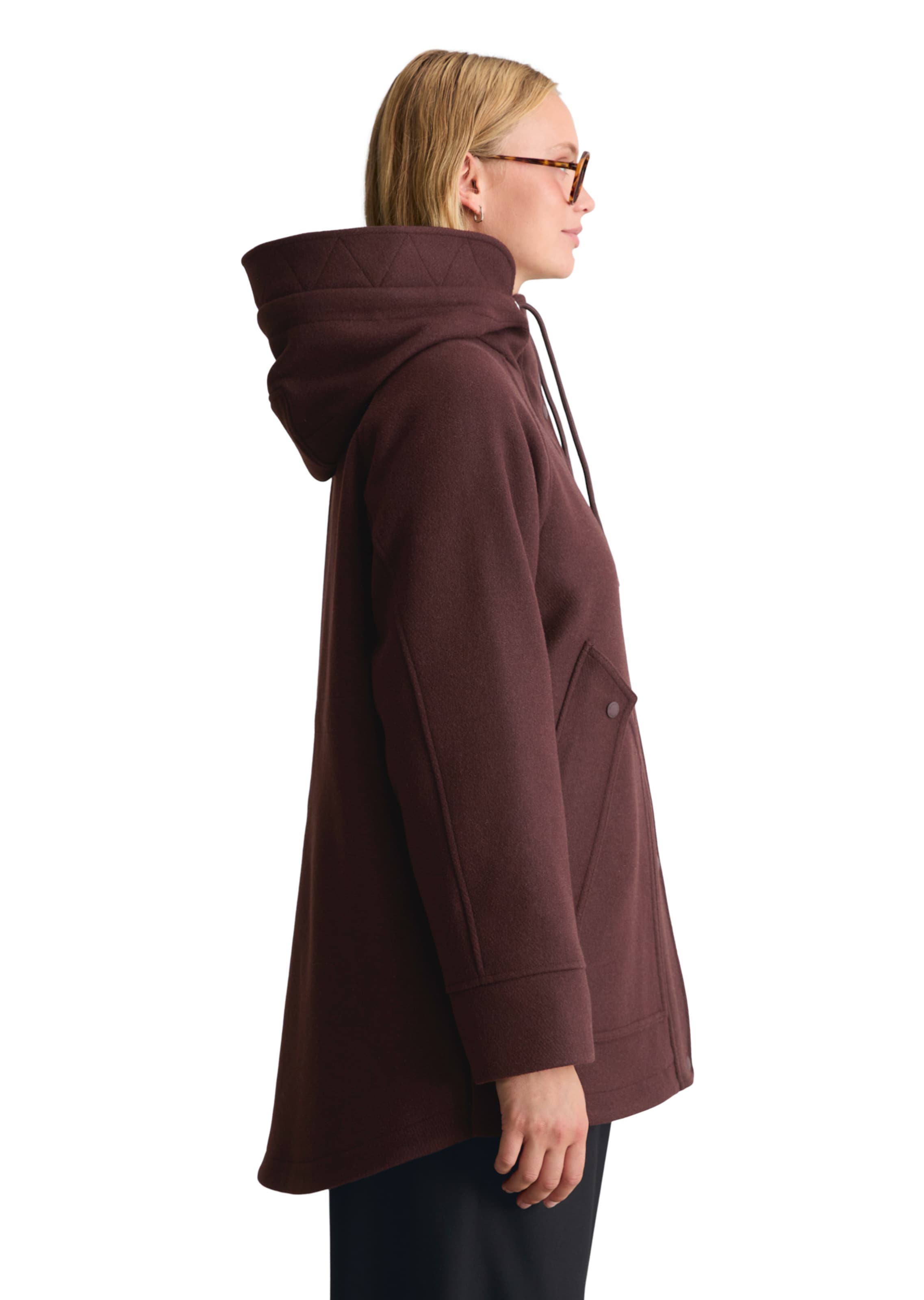 Marc O'Polo DENIM Between-seasons parka in Brown: side
