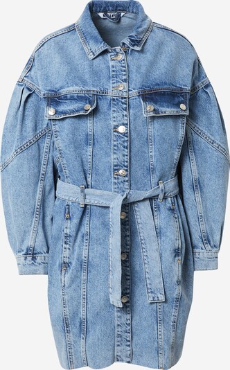 NEON & NYLON Robe-chemise 'KAYA' en bleu denim, Vue avec produit