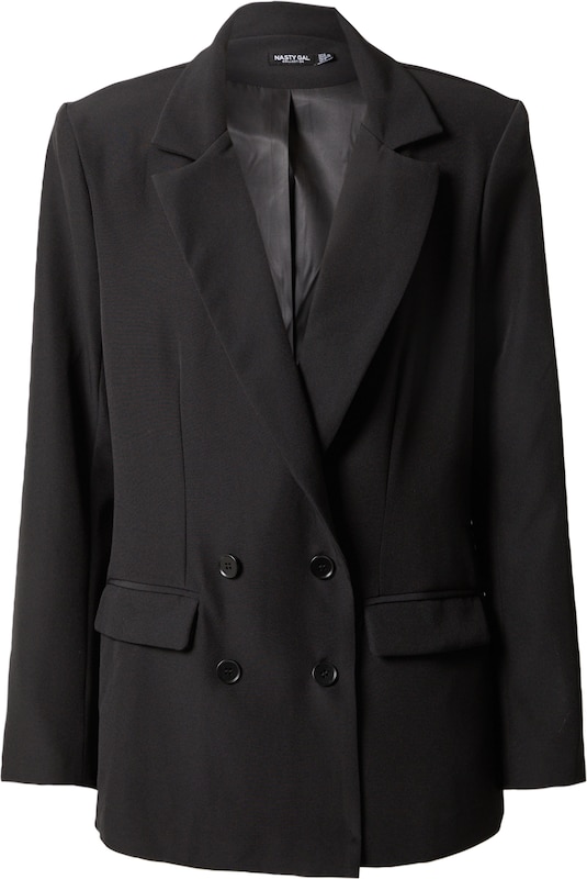 Nasty Gal Blazer 'Out of Hours' in Schwarz Nasty Gal Blazer 'Out of Hours' in Schwarz