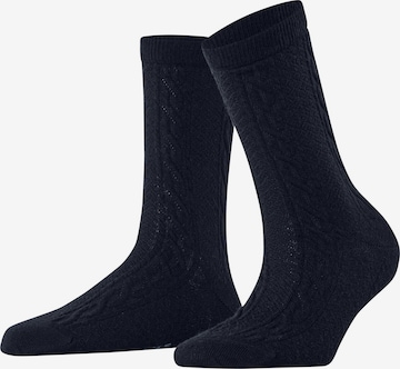 FALKE Socken 'Declivity' in Blau: Vorderseite