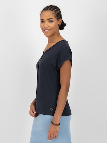 Alife and Kickin Tričko 'Anais' – modrá