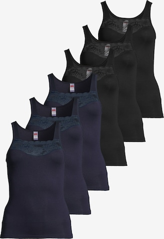 CON-TA Undershirt 'Modal' in Blue: front