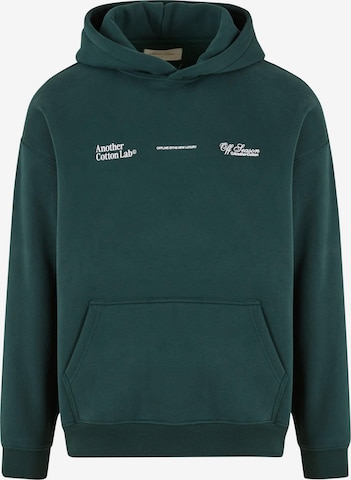 Another Cotton Lab Collegepaita 'Offline Luxury' värissä vihreä: etupuoli