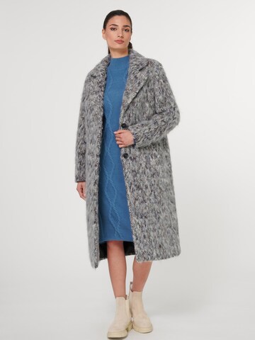 Manteau mi-saison MADELEINE en gris : devant