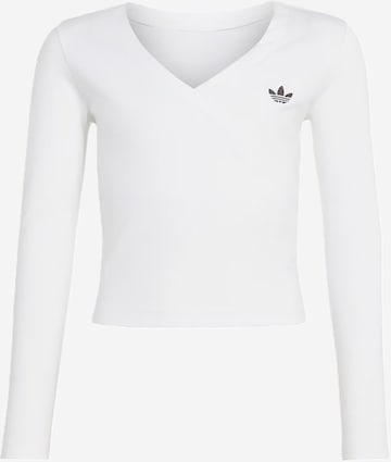 T-Shirt ADIDAS ORIGINALS en blanc : devant