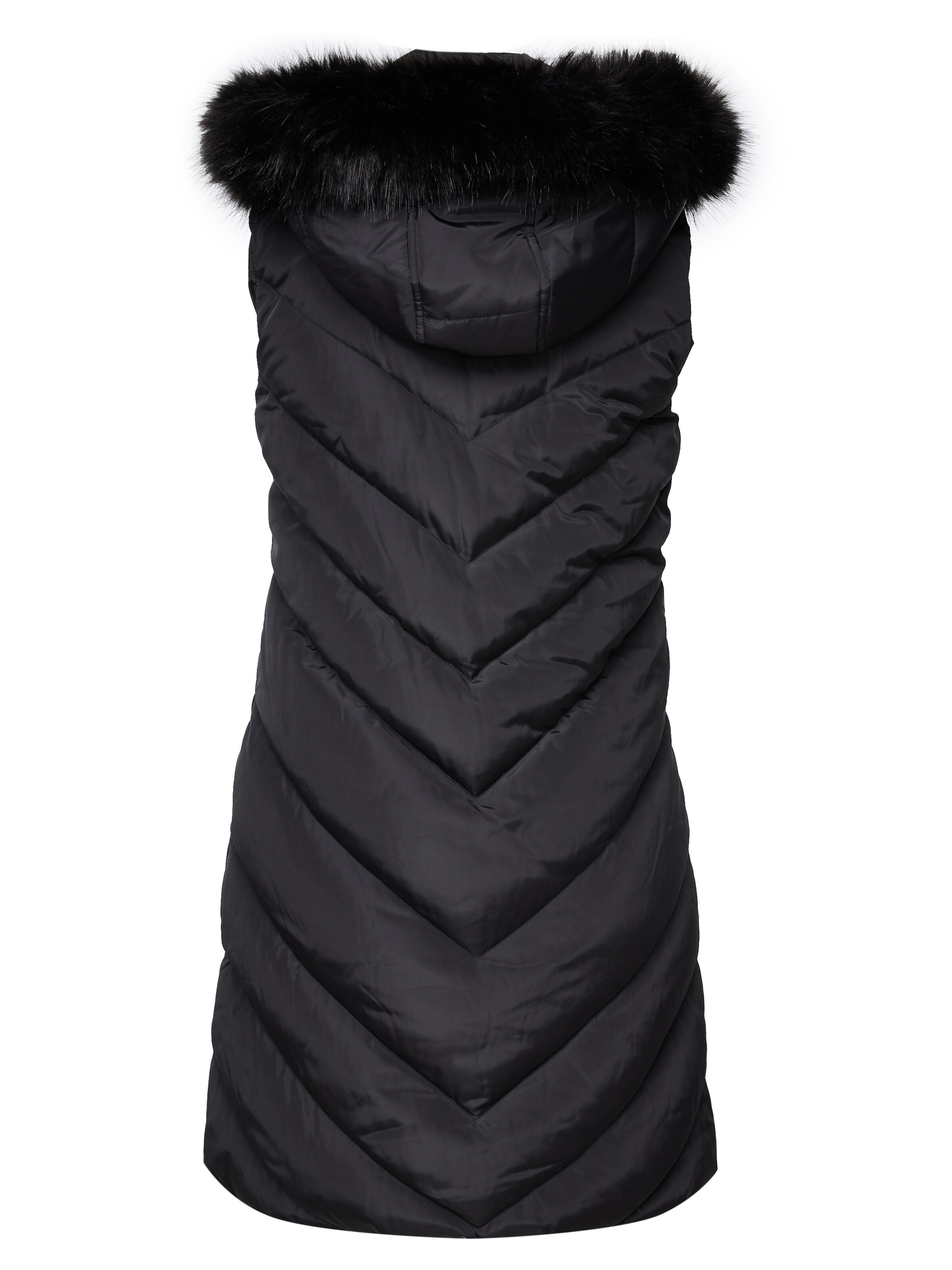 Threadbare Vest 'Pire' in Black