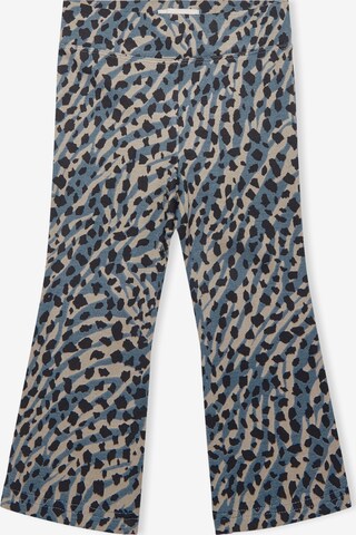 KIDS MINI GIRL Flared Broek 'Paige' in Blauw: voorkant