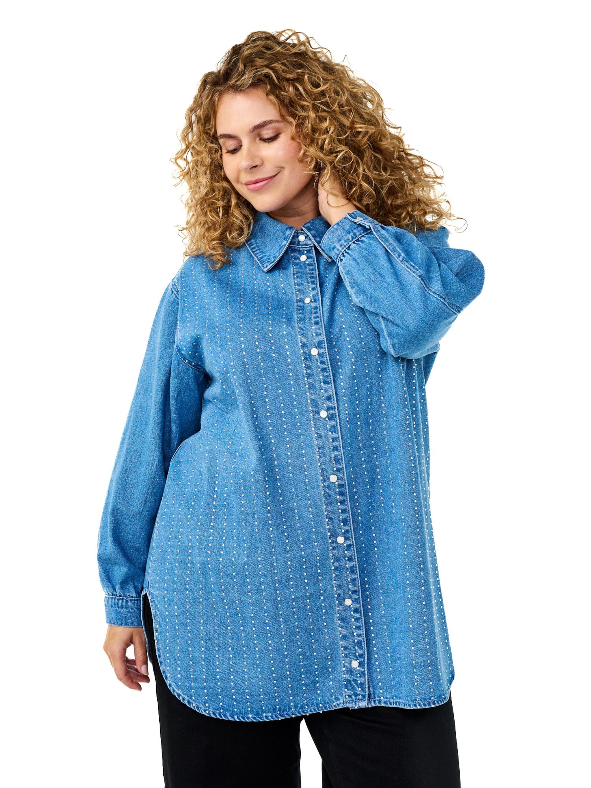 Zizzi Halenka 'Jamia' – modrá: přední strana