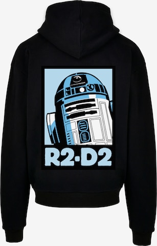 F4NT4STIC Sweatshirt 'Star Wars R2-D2 Poster' in Black: front