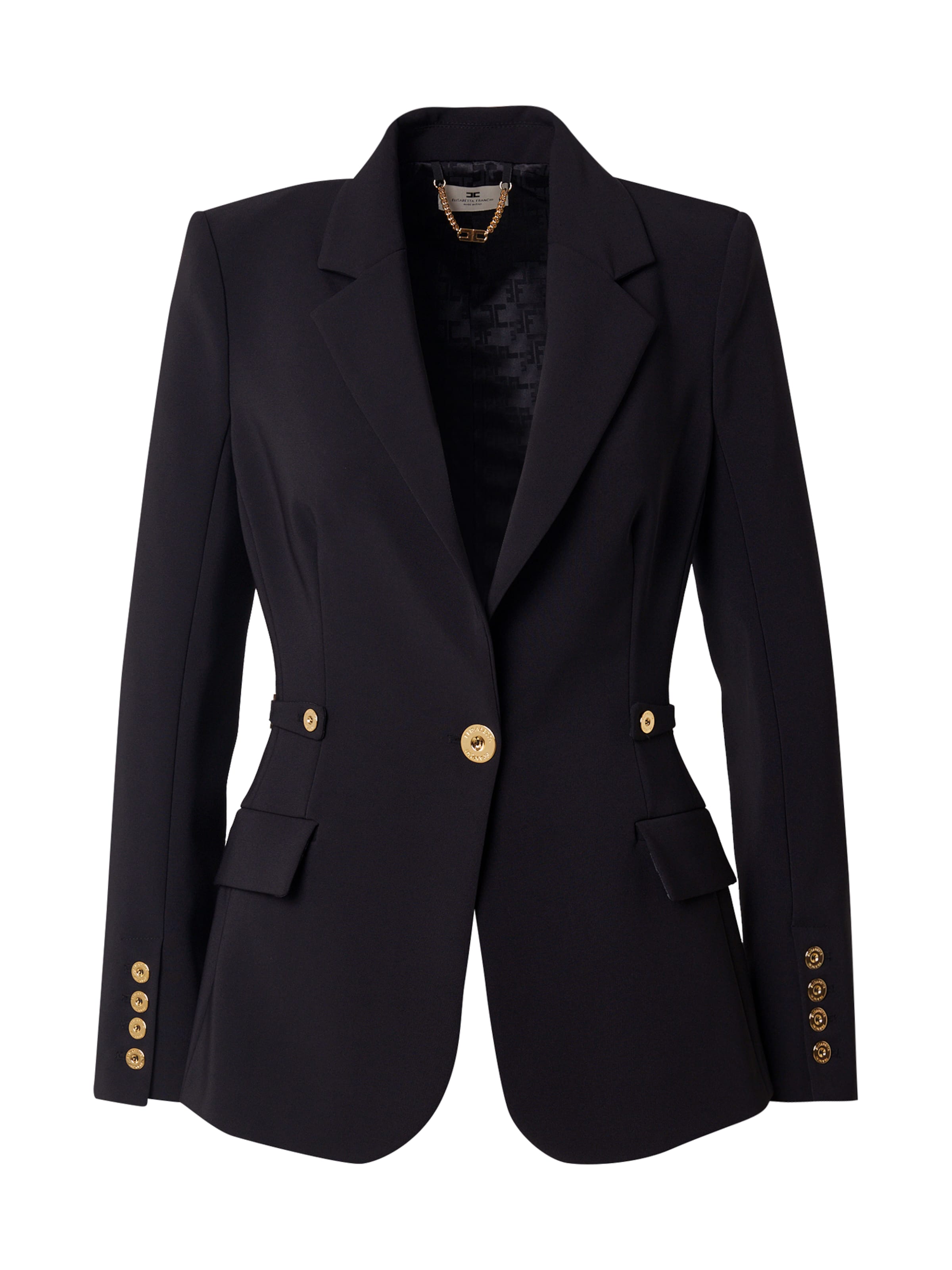 Elisabetta Franchi Blejzr – černá: přední strana