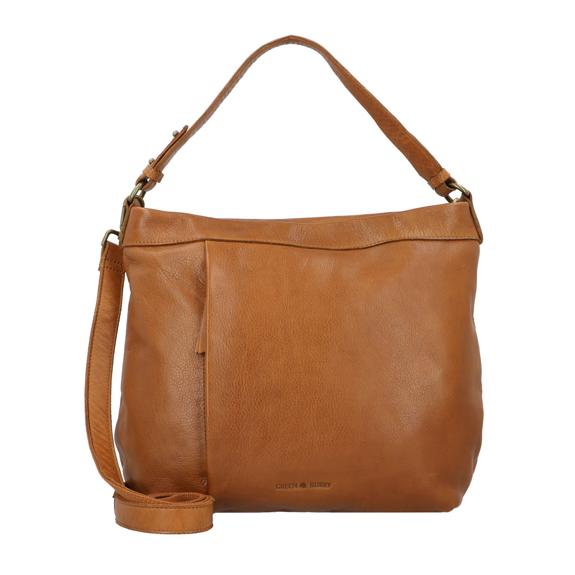 Borsa a spalla di GREENBURRY in marrone: frontale