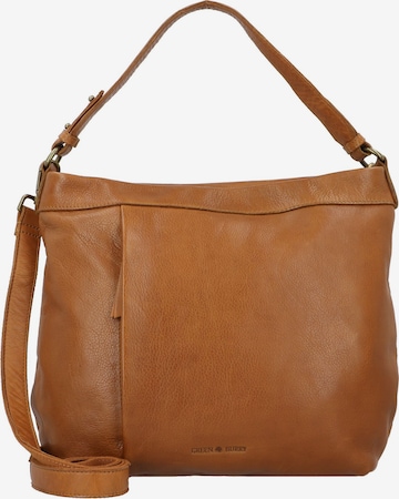 Borsa a spalla di GREENBURRY in marrone: frontale
