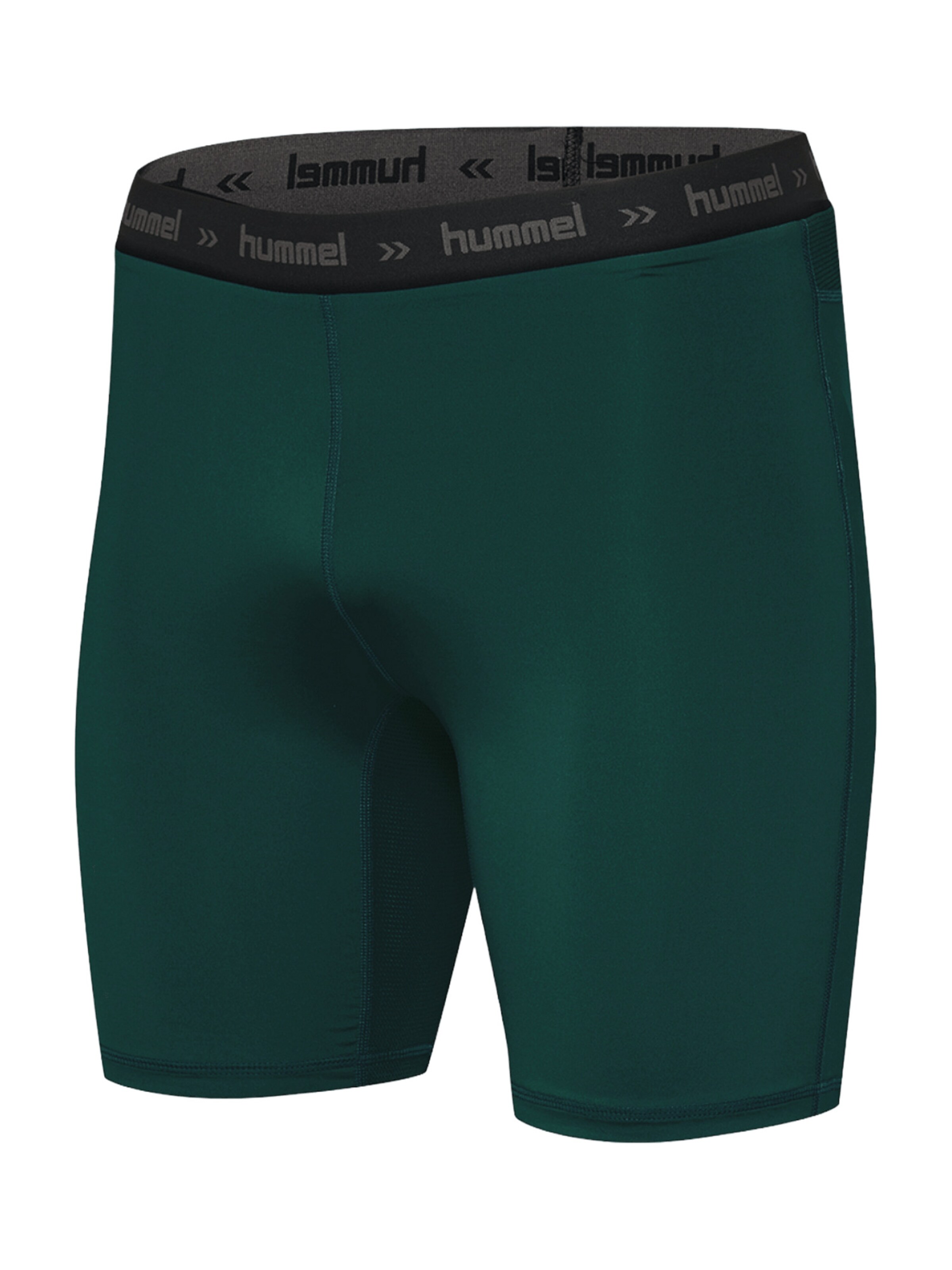 Hummel Skinny Sportunterhose in Grün: Vorderseite