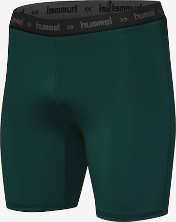 HummelSkinny Sportske gaće - zelena boja: prednji dio