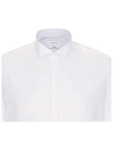 Coupe slim Chemise business SEIDENSTICKER en blanc