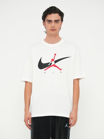 Jordan Tričko 'BRK' – bílá: přední strana