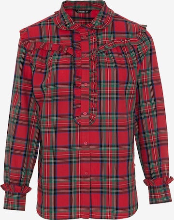 BIG STAR Blouse 'Frilo' in Red: front