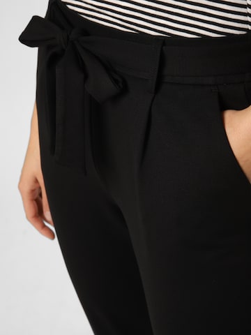 MSCH COPENHAGEN Regular Pleat-Front Pants 'Popye' in Black