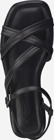 TAMARIS Strap sandal in Black