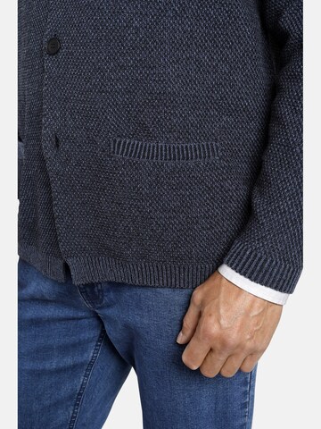 Jan Vanderstorm Comfort fit Knit Cardigan 'Asger' in Blue