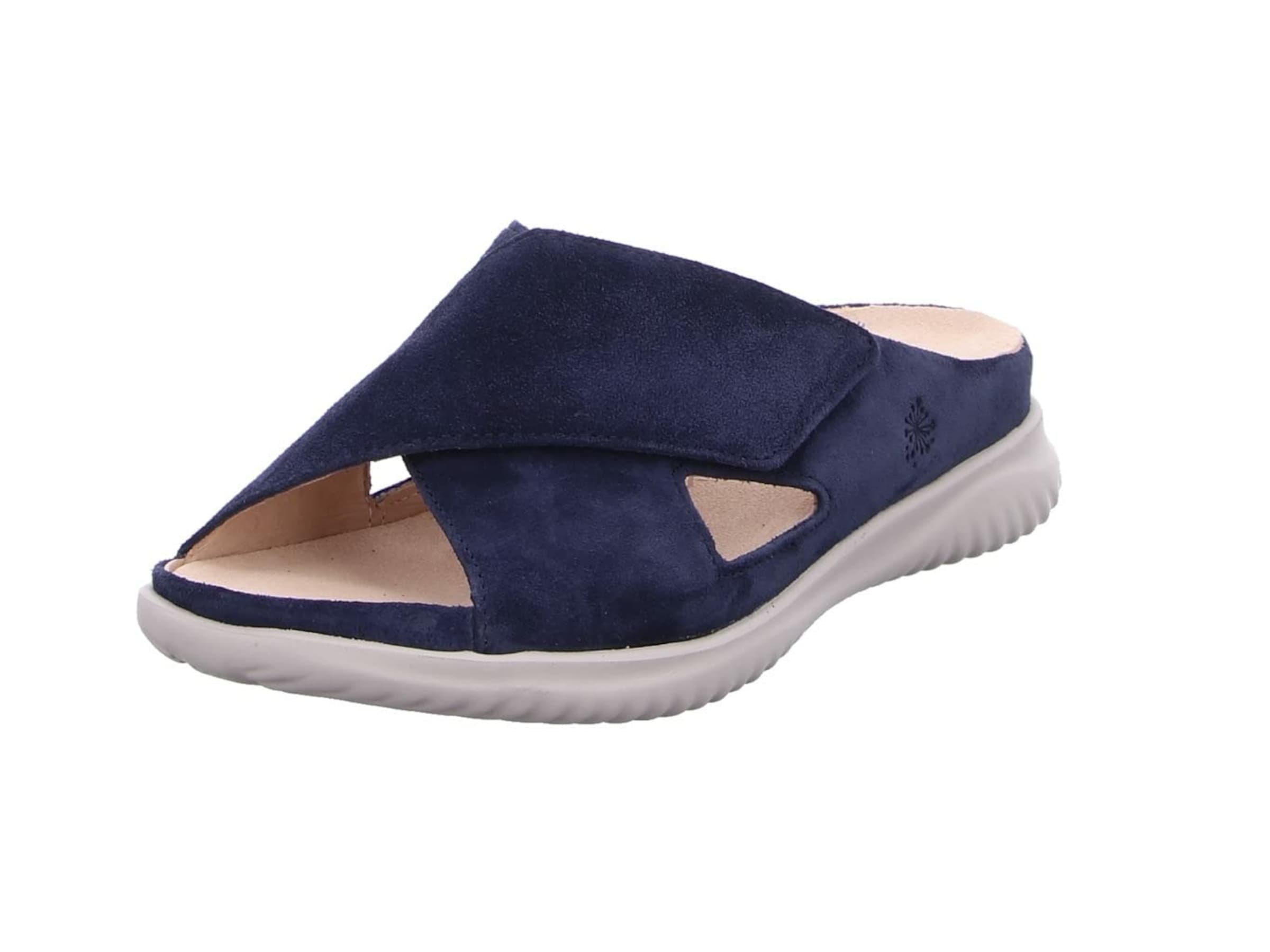 Hartjes Mules in Blue: front