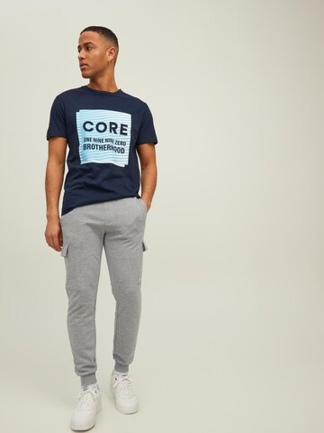 JACK & JONES Дънки Tapered Leg Карго панталон 'GORDON' в сиво