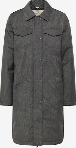 Manteau d’hiver DreiMaster Vintage en gris : devant