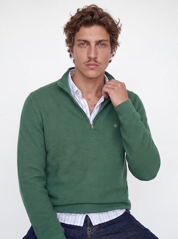 Pull-over 'JPRBLURYAN' Jack & Jones Premium en vert