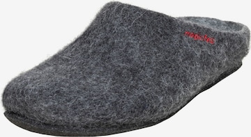 MagicFelt Slippers 'Filzpantoffel Magicfelt 709' in Grey: front