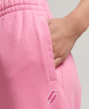 Superdry Tapered Pants in Pink