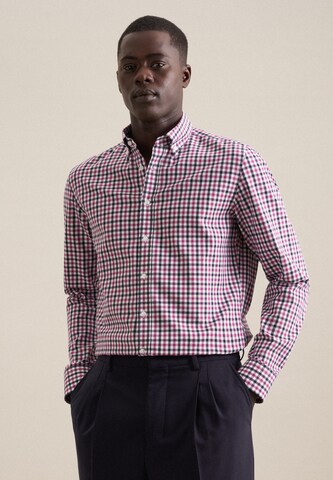 Coupe slim Chemise SEIDENSTICKER en mélange de couleurs : devant