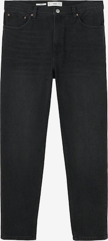 MANGO Regular Jeans in Zwart: voorkant