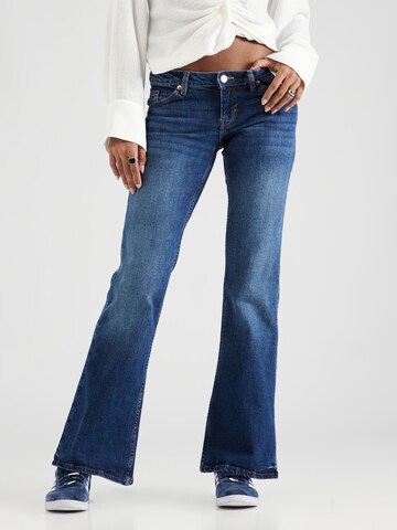 Monki Flared Jeans in Blauw: voorkant