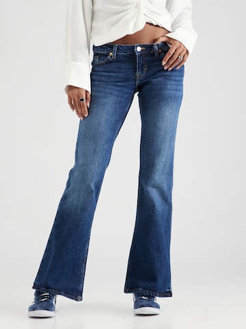 Flared Jeans di Monki in blu: frontale