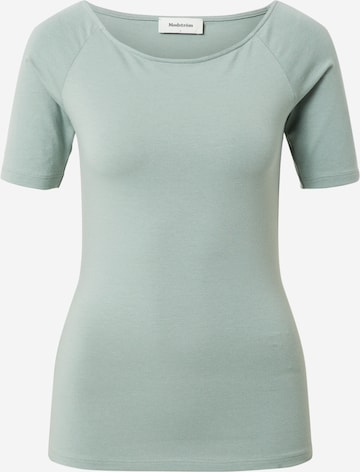 modström T-shirt 'Tansy' i grön: framsida