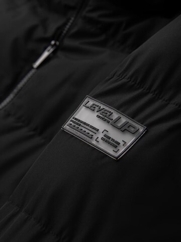 Ombre Winterjas in Zwart