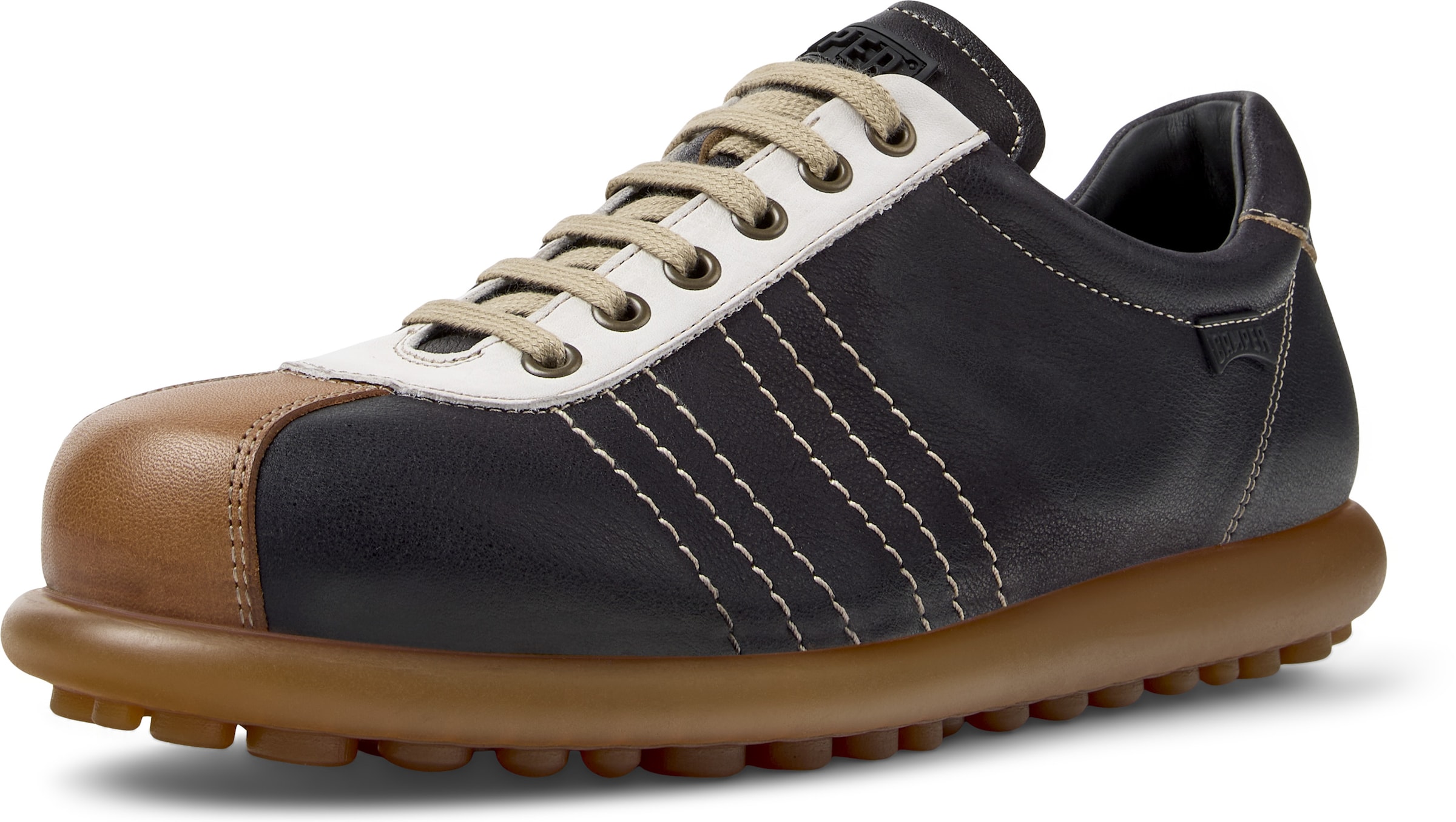 CAMPER Platform trainers 'Pelotas Ariel' in Black: front