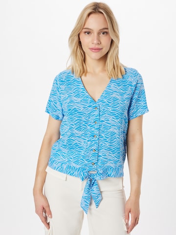 TOM TAILOR DENIM Blouse in Blue: front