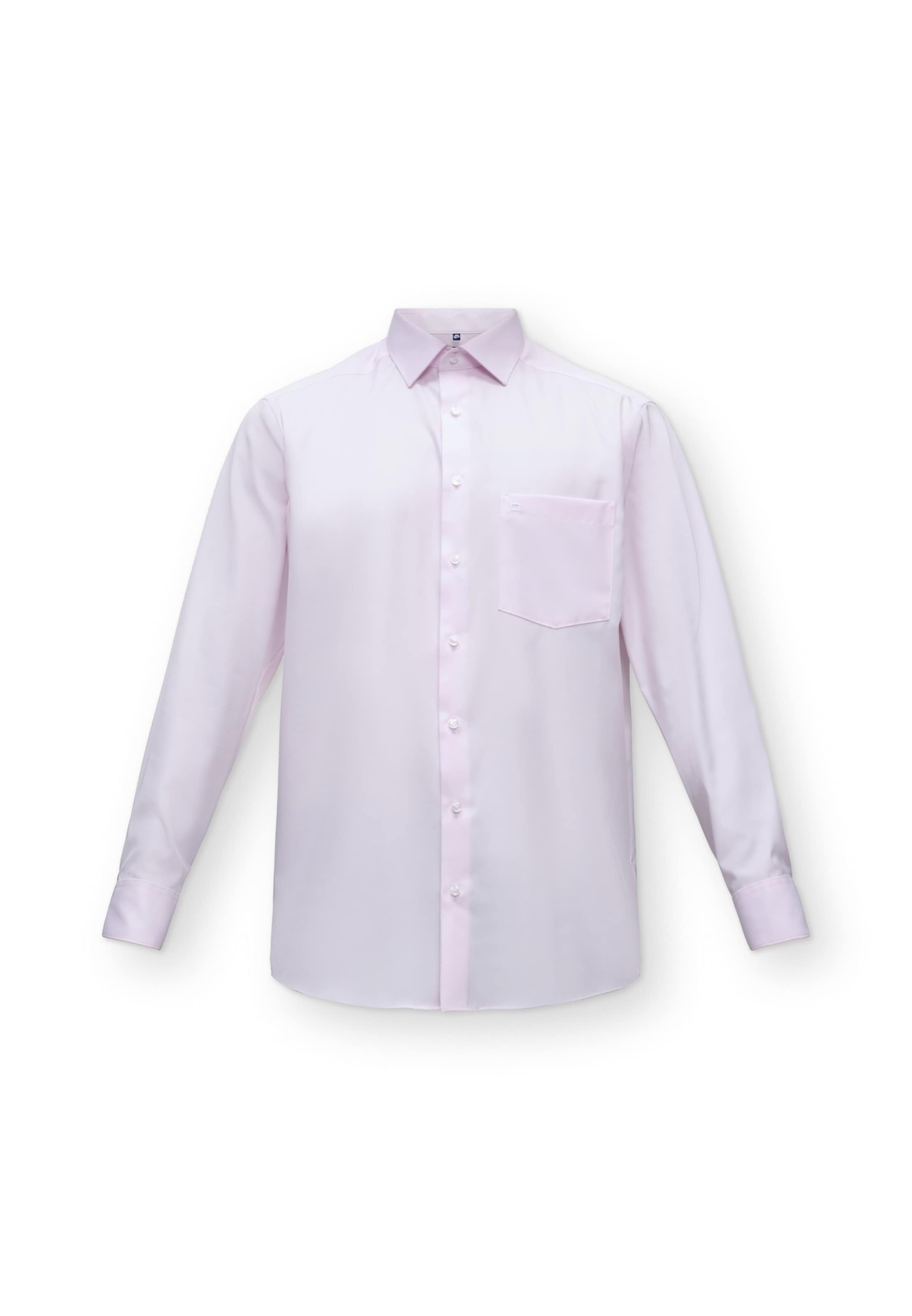 OLYMP Comfort Fit Skjorta 'Luxor' i rosa: framsida