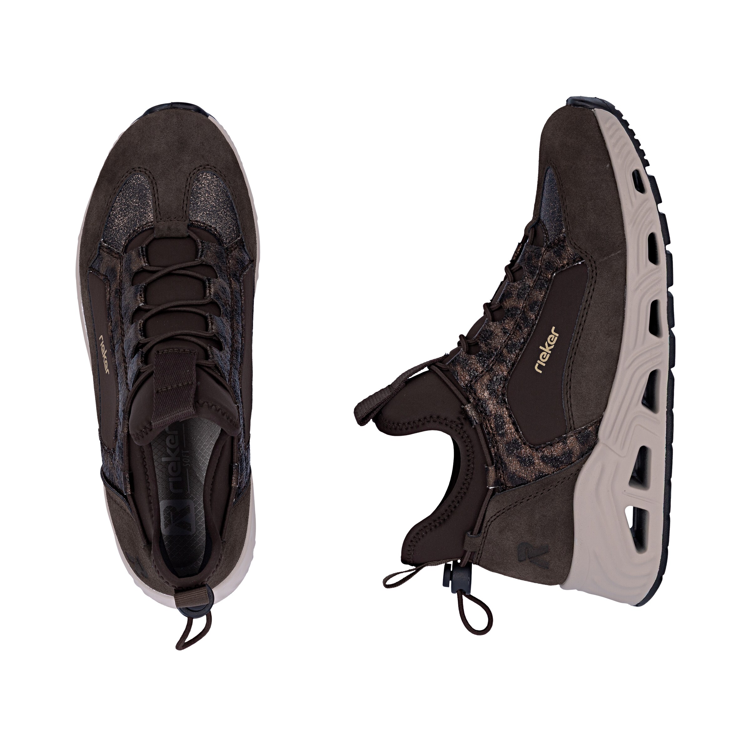 Rieker Slip On in Braun